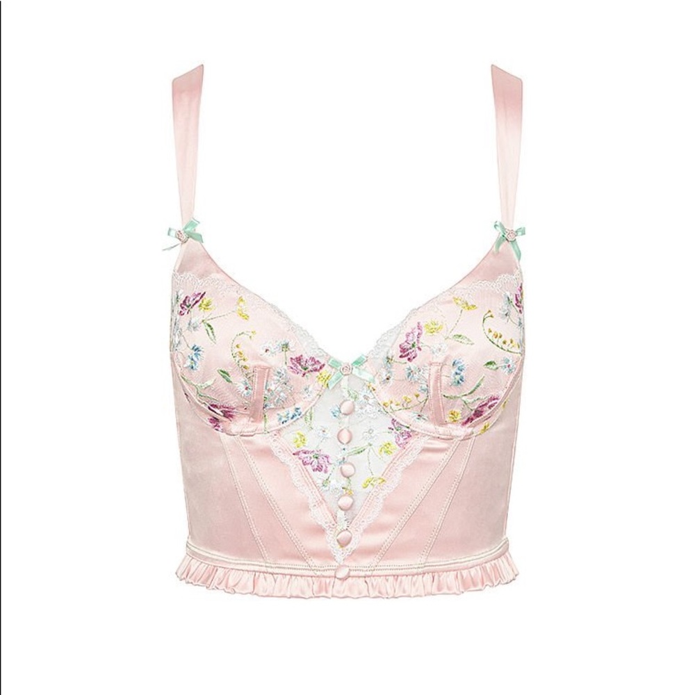 For Love and Lemons Pink Bustier
